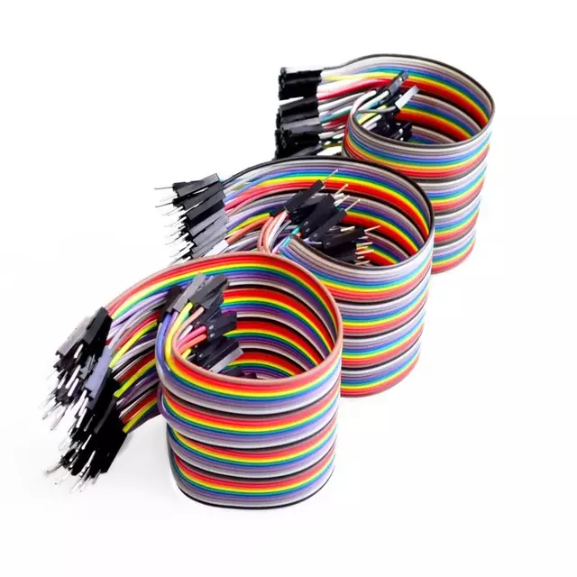 10cm Pin To Hole Jumper Wire Dupont Line 40 Pin Male To Female Arduino Jumper Wires